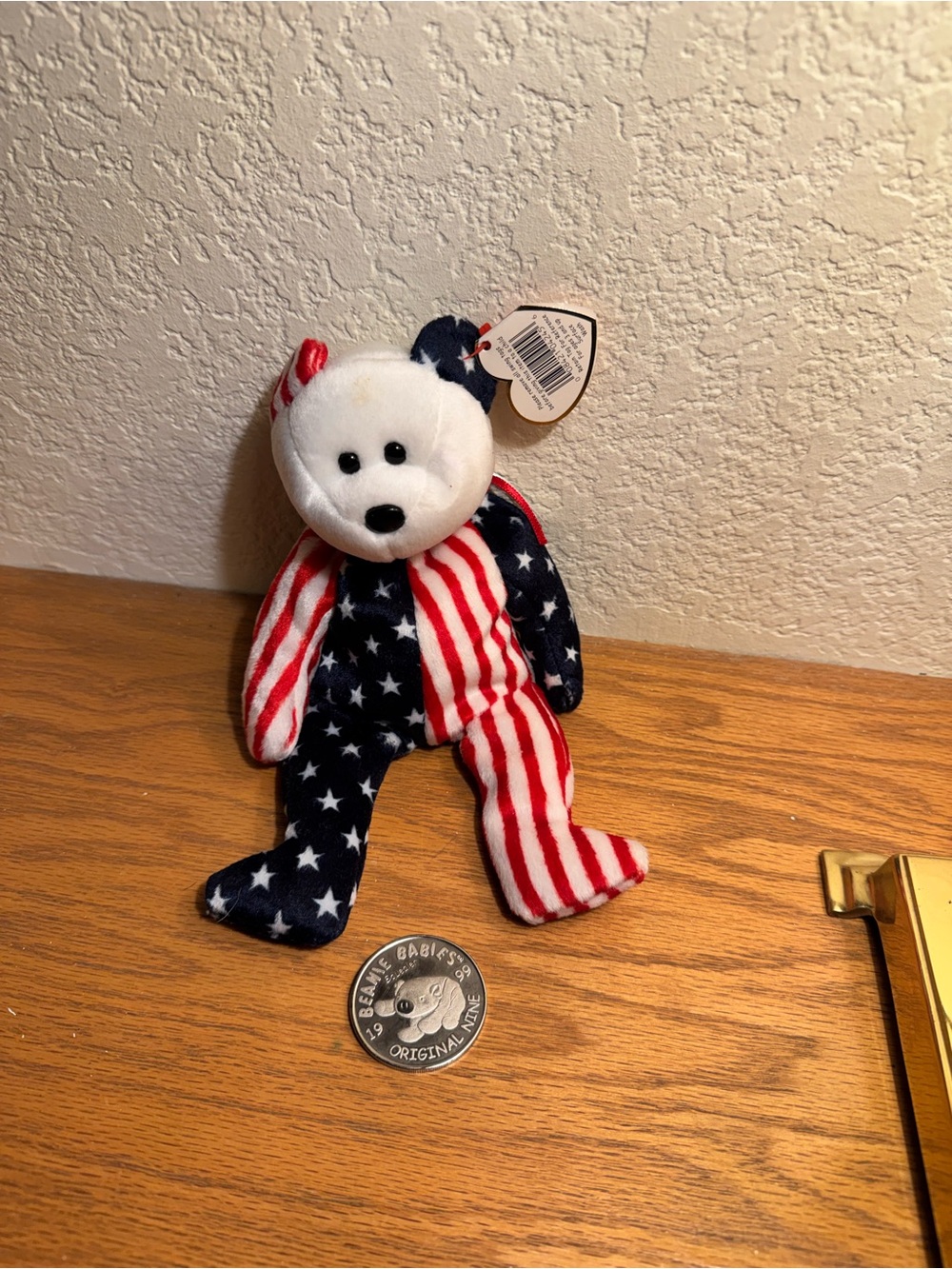 Ty Patriotic Star & Stripe Plush - Red, White, Navy